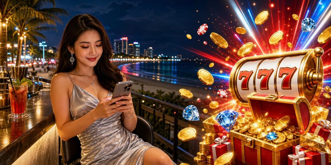 Pengguna bermain slot puss888slot melalui aplikasi Android di Kuantan